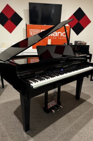 Roland GP-6 Digital Baby Grand Piano | Polished Ebony