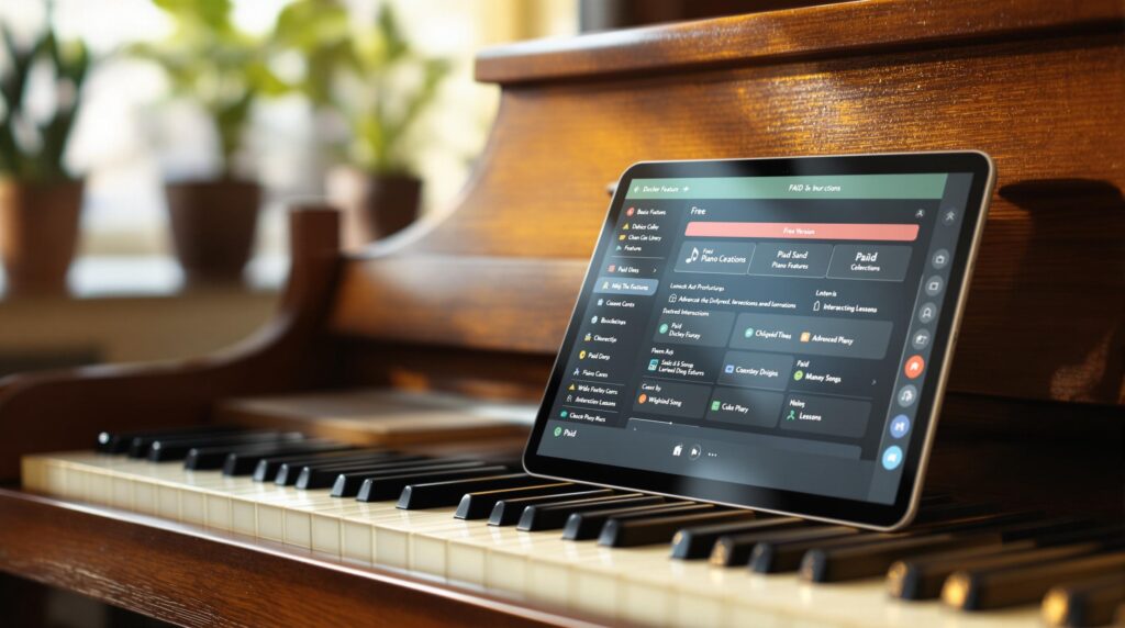 Free vs. Paid Piano Apps: Key Differences