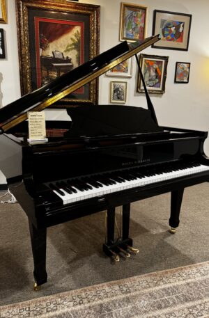 Mason & Hamlin MHA-160 Baby Grand Piano | Polished Ebony