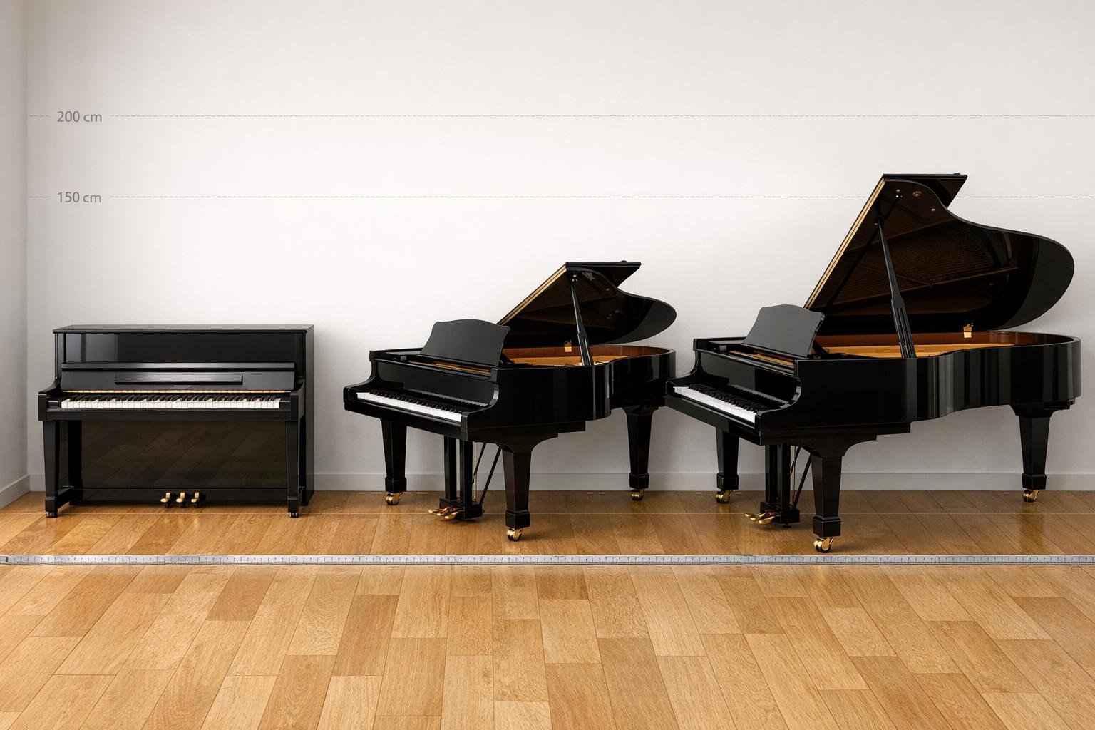 Piano Size Comparison Tool