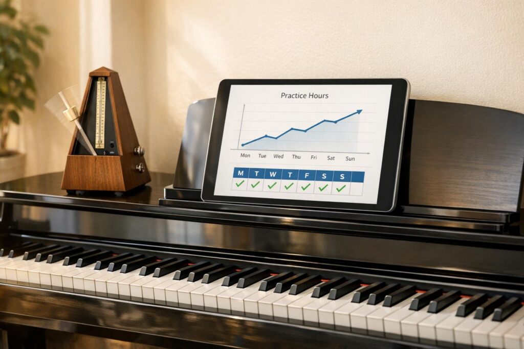 Piano Learning Progress Tracker